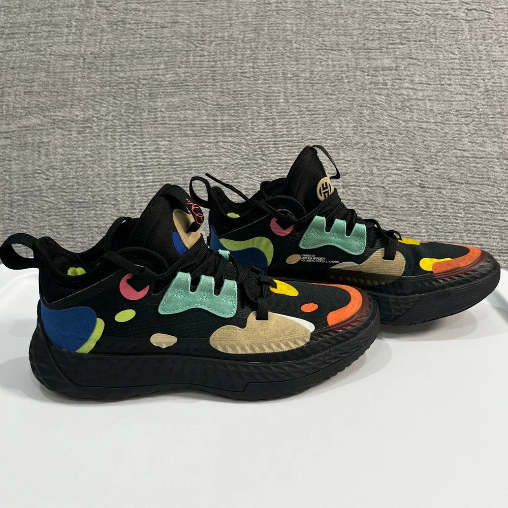 Adidas Harden Vol. 5 Futurenatural‎ Basketball Shoes Mens Youth 4.5 Black Multi